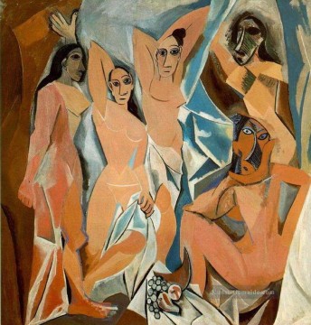  1907 - Les Demoiselles d Avignon Die jungen Damen von Avignon 1907 Pablo Picasso